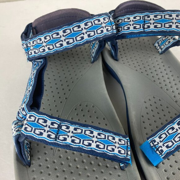 Teva Womens Sz 8 Hurricane Sandals Blue Hiking Sport Strappy Comfort Adjustable - Picture 3 of 8